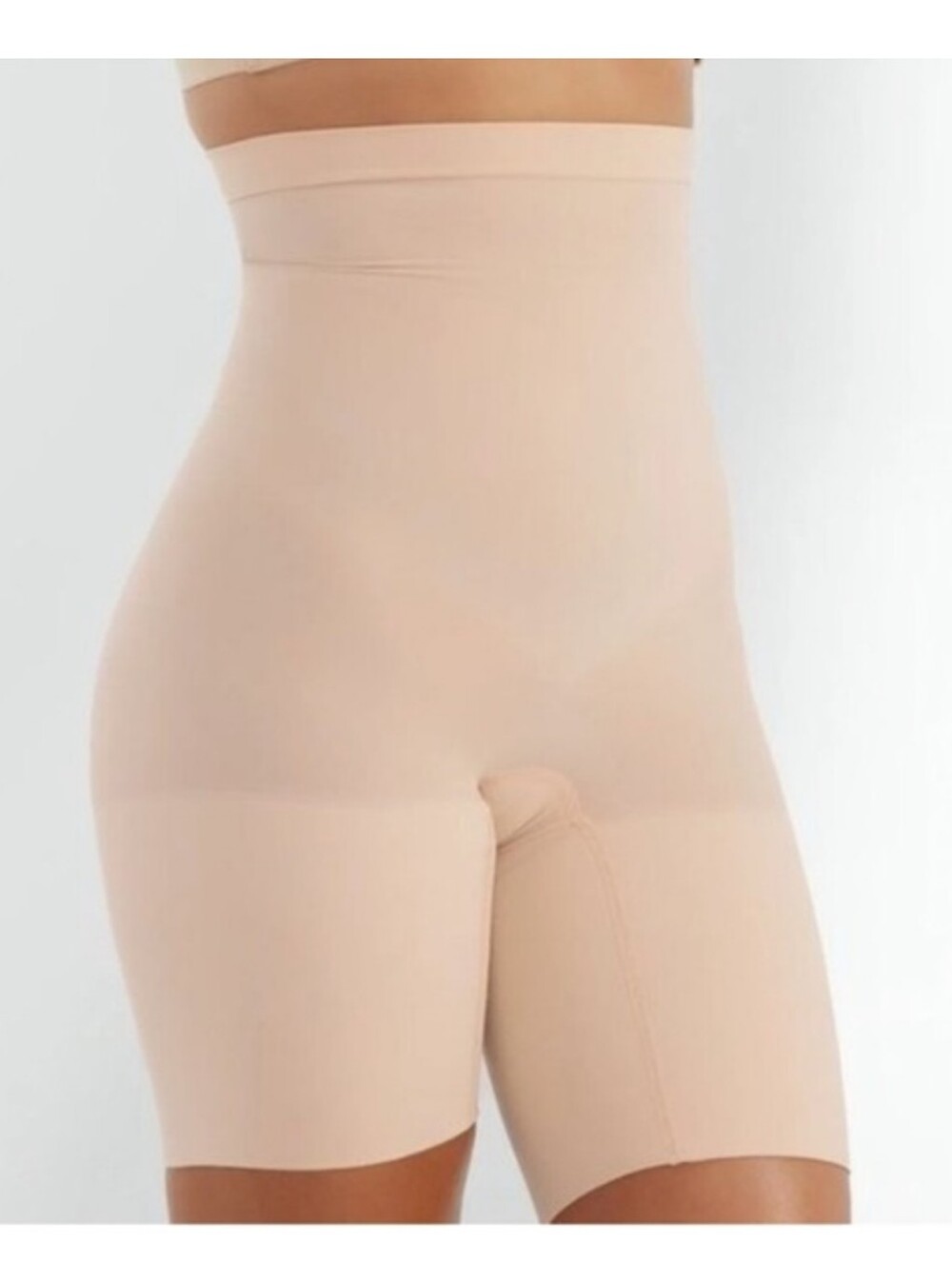 SPANX Power Series High-Waisted Mid-Thigh Shorts Core Control Shapewear Size M